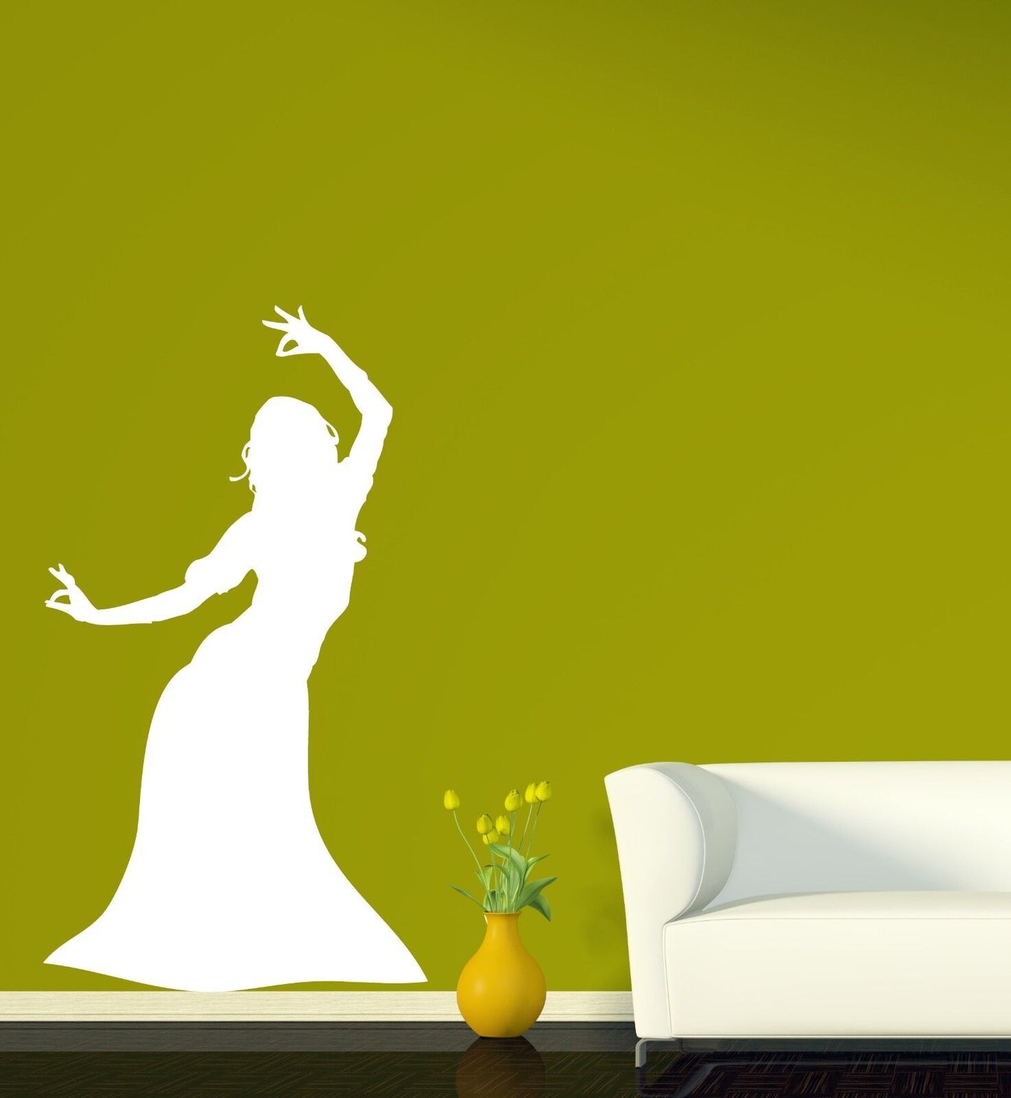 Wall Stickers Vinyl Decal Hot Sexy Showgirl Oriental Dance (n073)