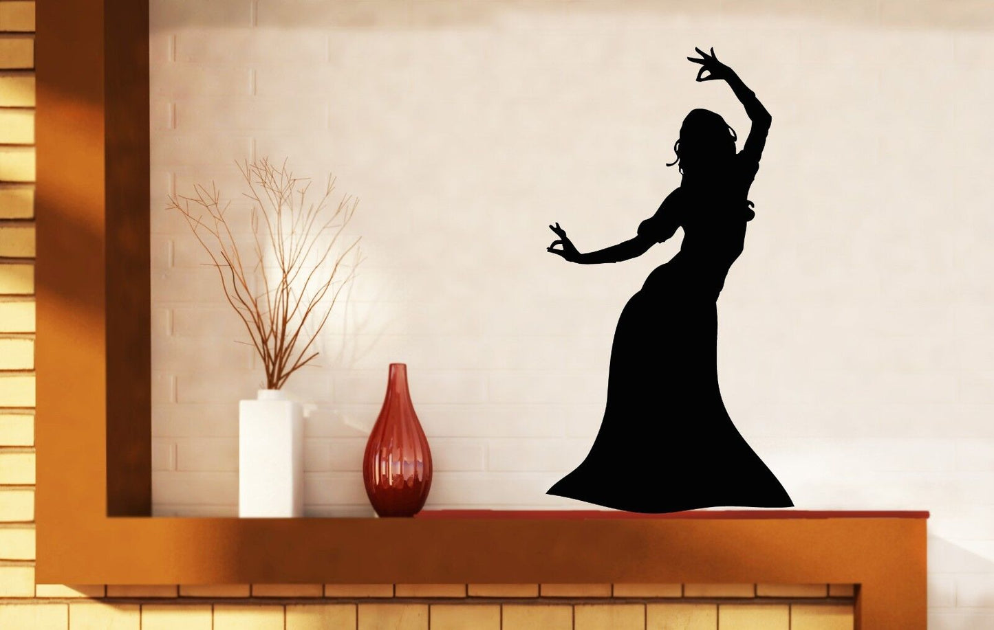 Wall Stickers Vinyl Decal Hot Sexy Showgirl Oriental Dance (n073)