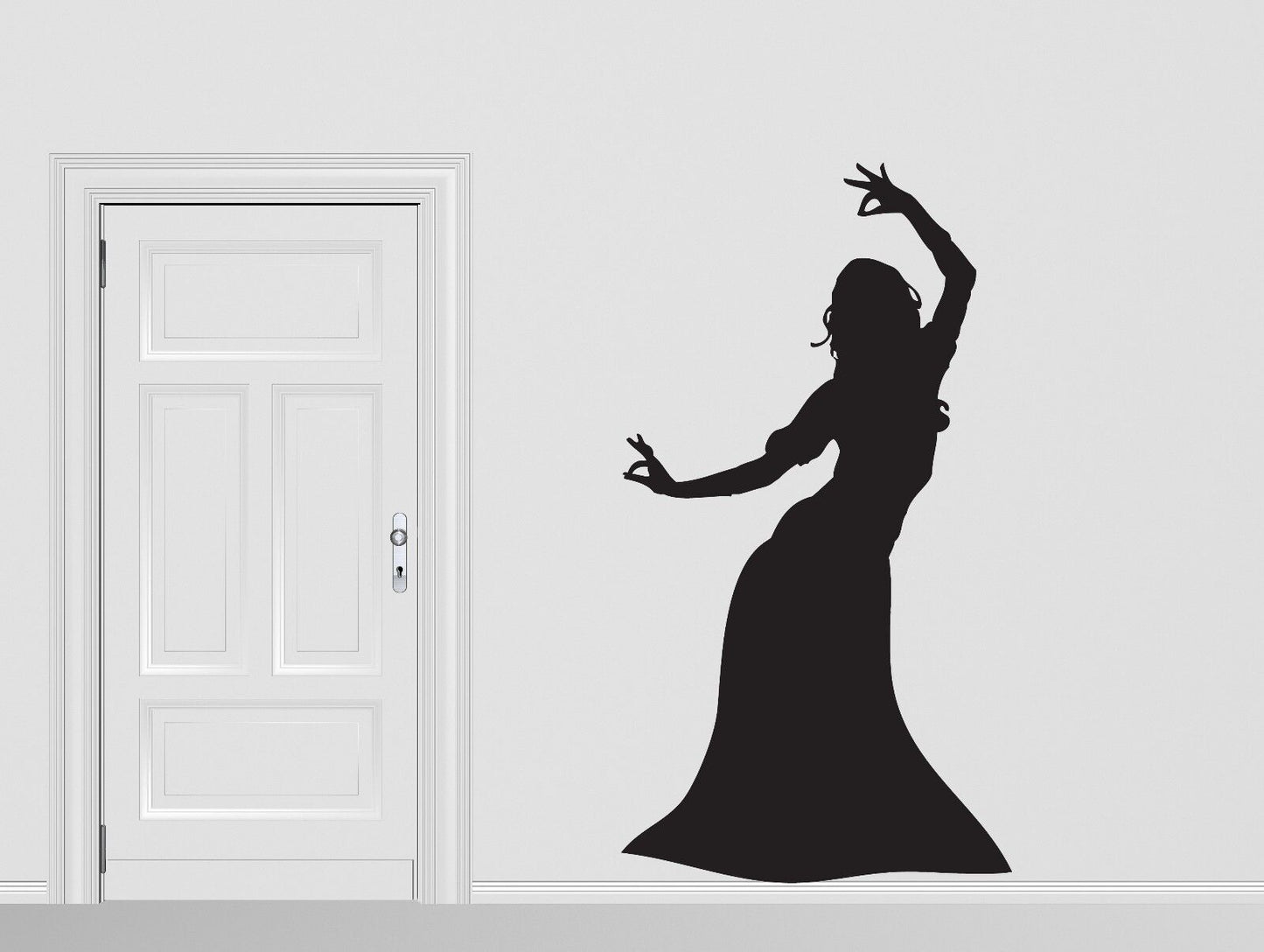 Wall Stickers Vinyl Decal Hot Sexy Showgirl Oriental Dance (n073)