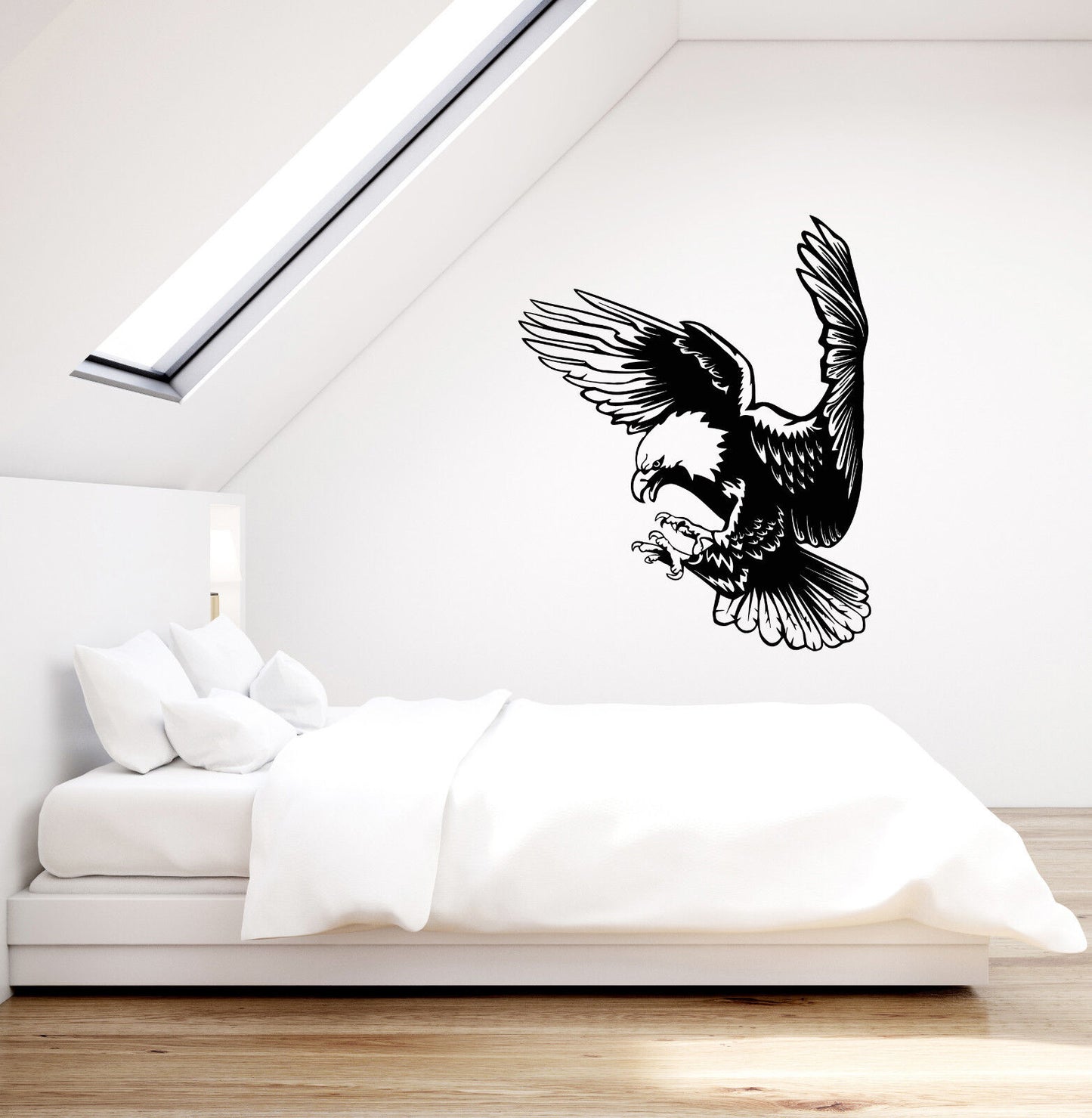 Vinyl Wall Decal Bald Eagle American Bird Symbol Stickers (3131ig)