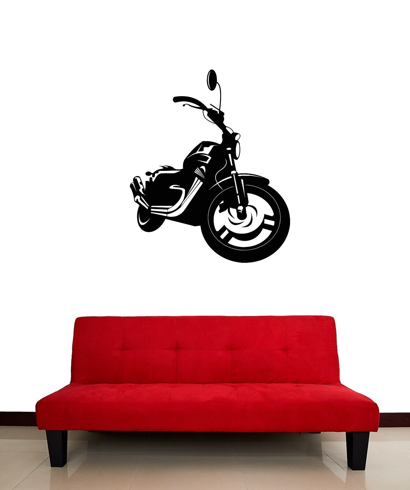 Wall Vinyl Sticker Bike Biker Extreme Sport Motor z1197