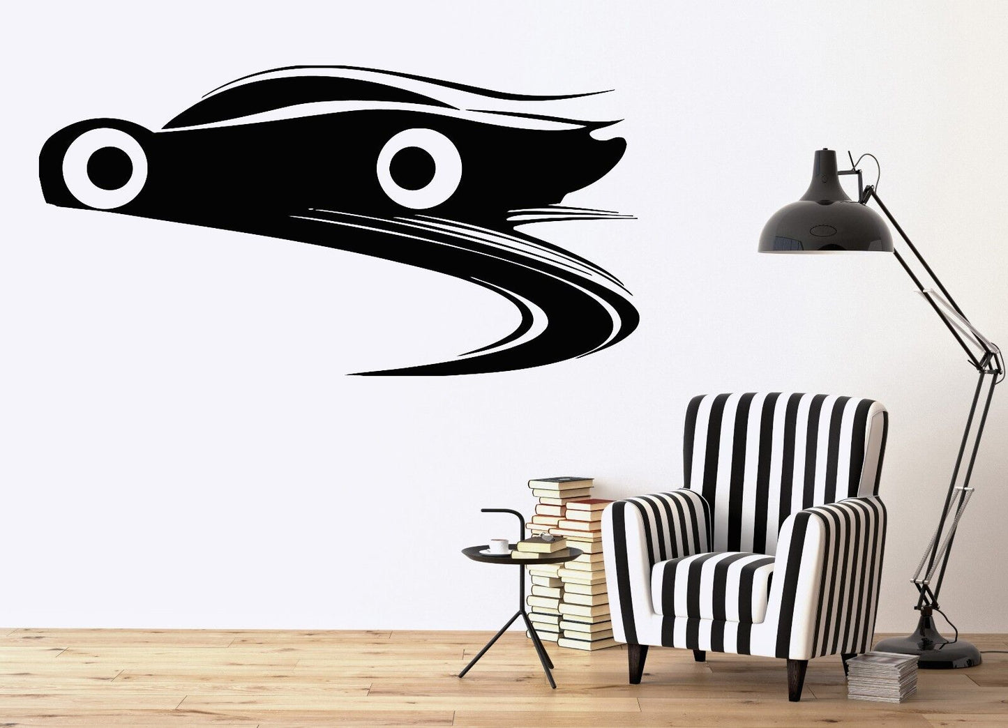 Wall Stickers Vinyl Decal Racing Car Brake Wheel Track Bumper (n118)