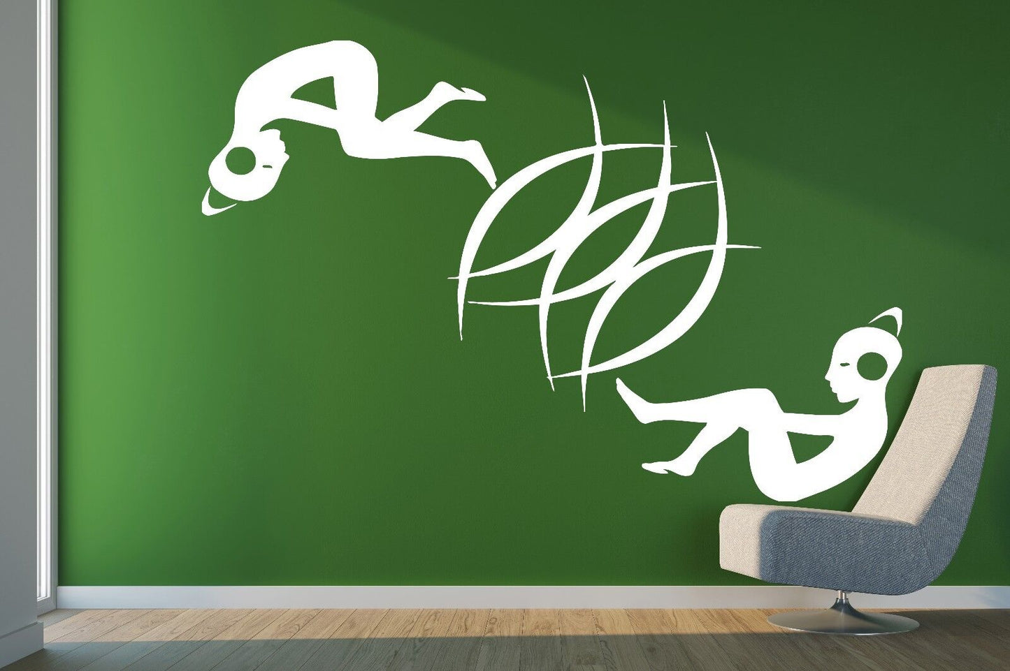 Wall Sticker Vinyl Decal Alien Beings Mind Communication of Thoughts (n237)