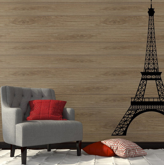 Autocollants muraux en vinyle tour Eiffel, décalcomanie murale de Style français pour chambre de France (207ig)