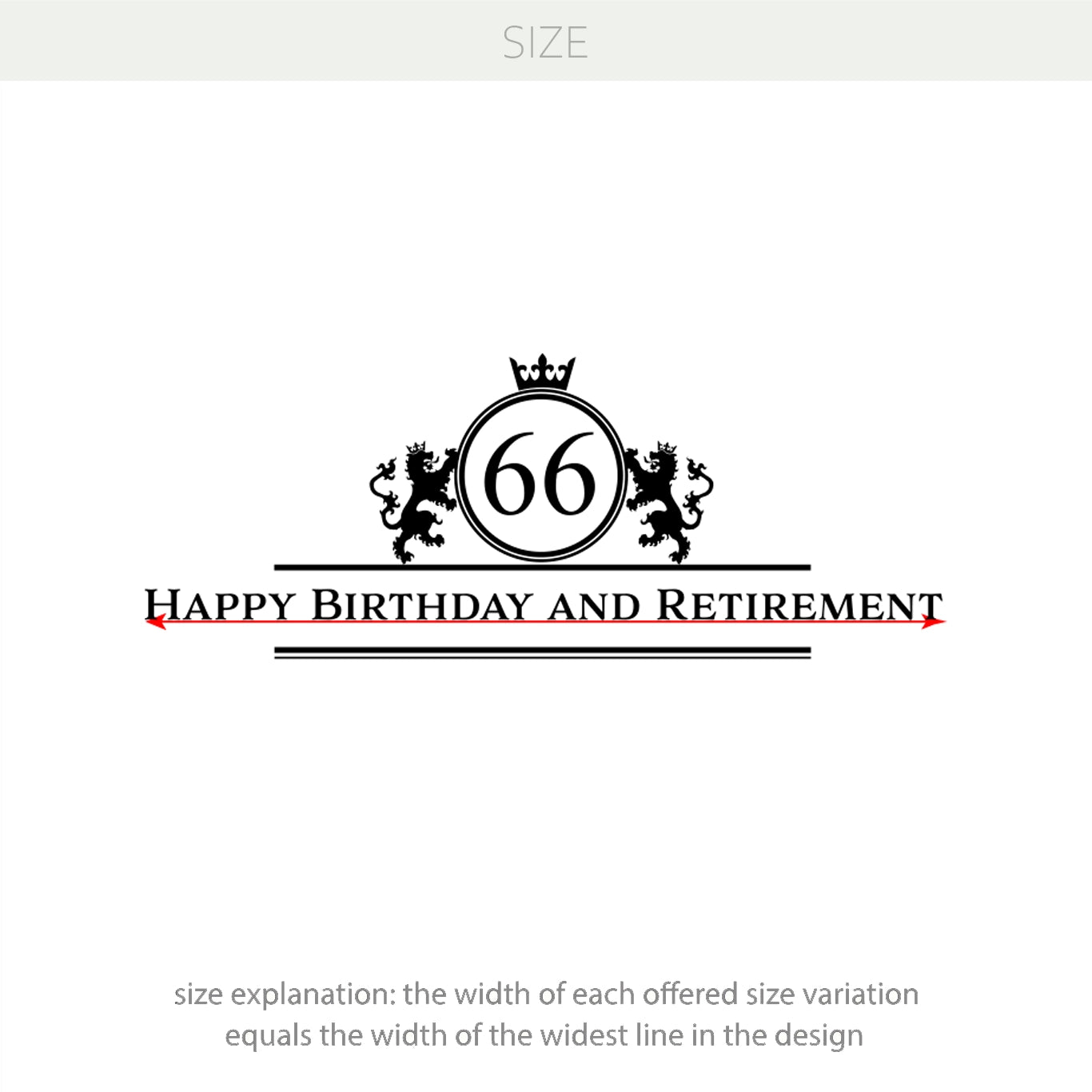 Happy Birthday & Retirement Personalized Vinyl Decal – Custom Name & Age Celebration Decor w78