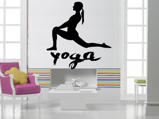 Yoga Mantra Zen Gesundes Leben Sport Wandbild Wand Kunst Dekor Vinyl Aufkleber z735