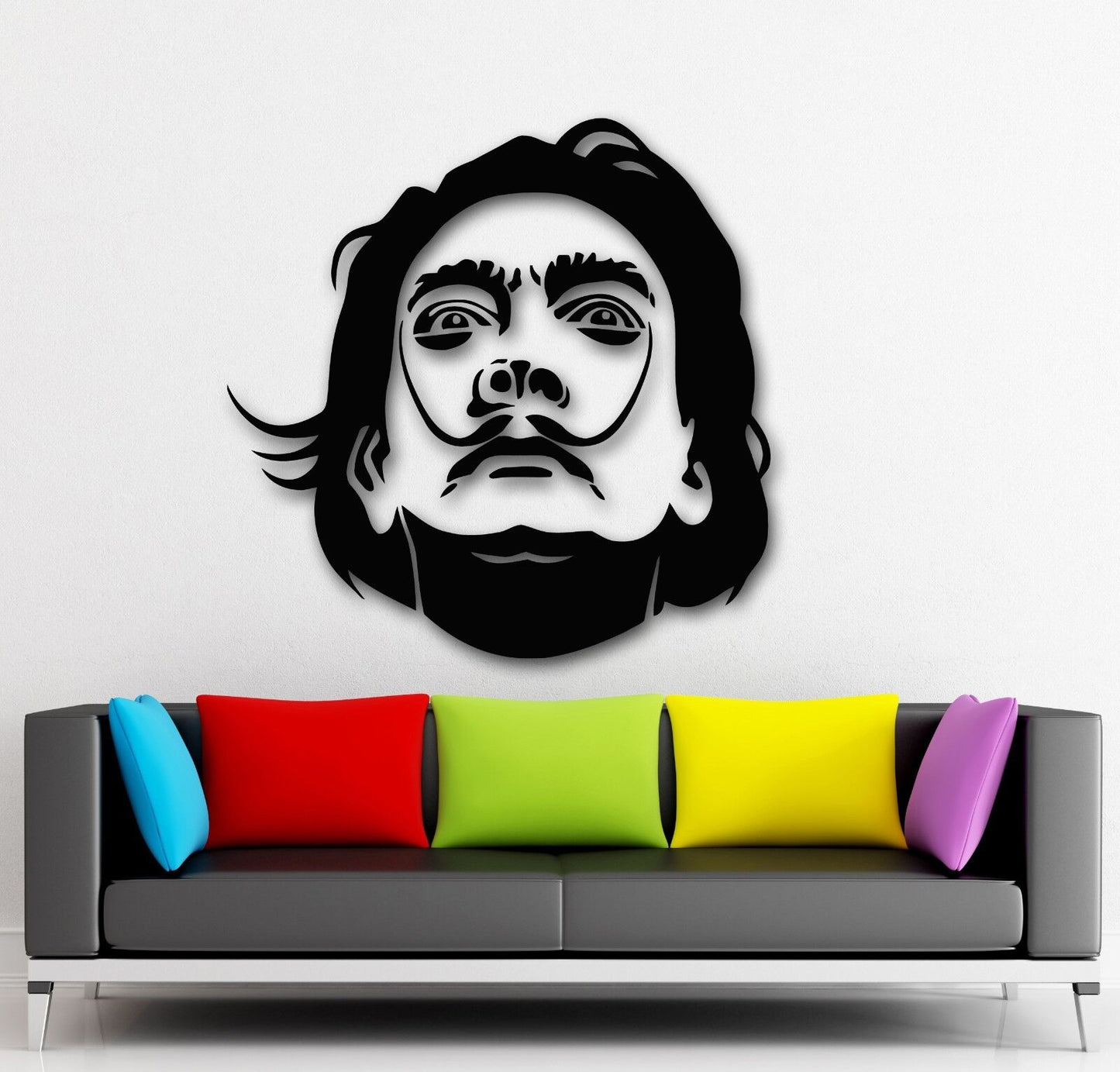 Wall Stickers Vinyl Decal Salvador Dali Celebrity Art Sculpture Painting ig1665