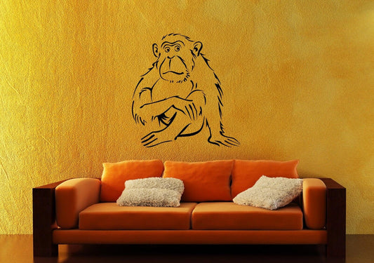 Wall Stickers Vinyl Decal Animal Monkey For Children Nursery ig1637