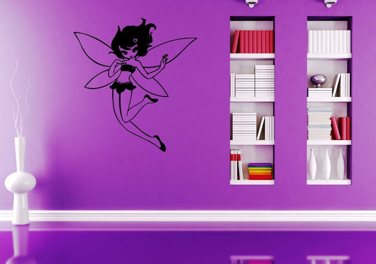 Wall Stickers Vinyl Decal Nursery Fairy Magic Girl Cartoon For Kids ig1626