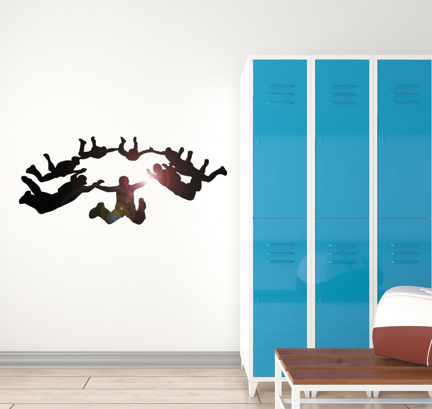 Wall Stickers Vinyl Decal Extreme Sports Skydiving Recreational Airborn (ig1623)