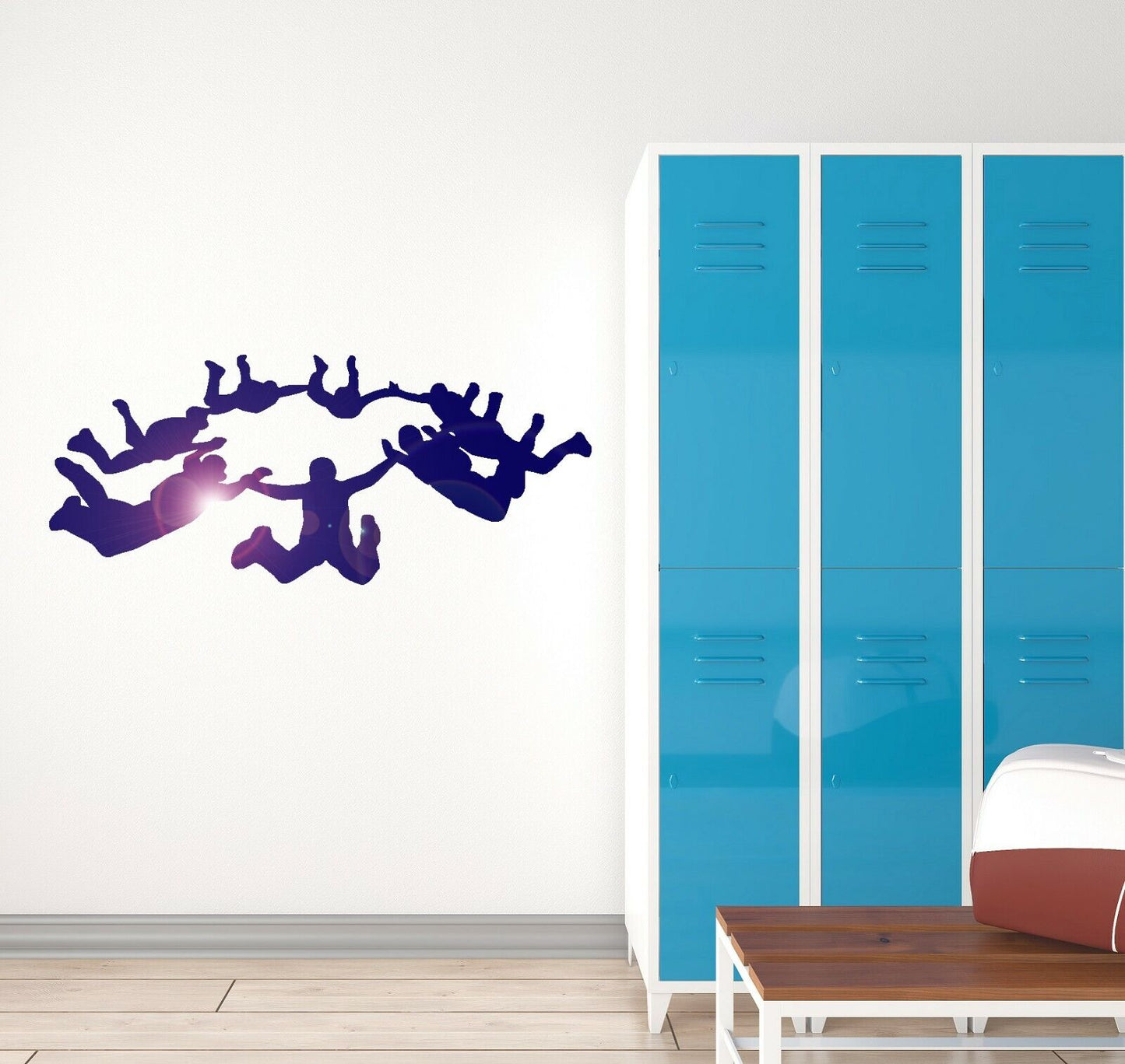 Wall Stickers Vinyl Decal Extreme Sports Skydiving Recreational Airborn (ig1623)