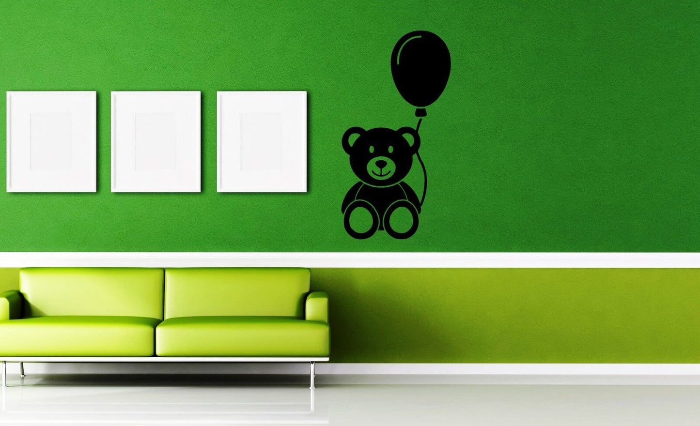 Wall Stickers Vinyl Decal Nursery Bear Balloon Gift For Kids ig1594