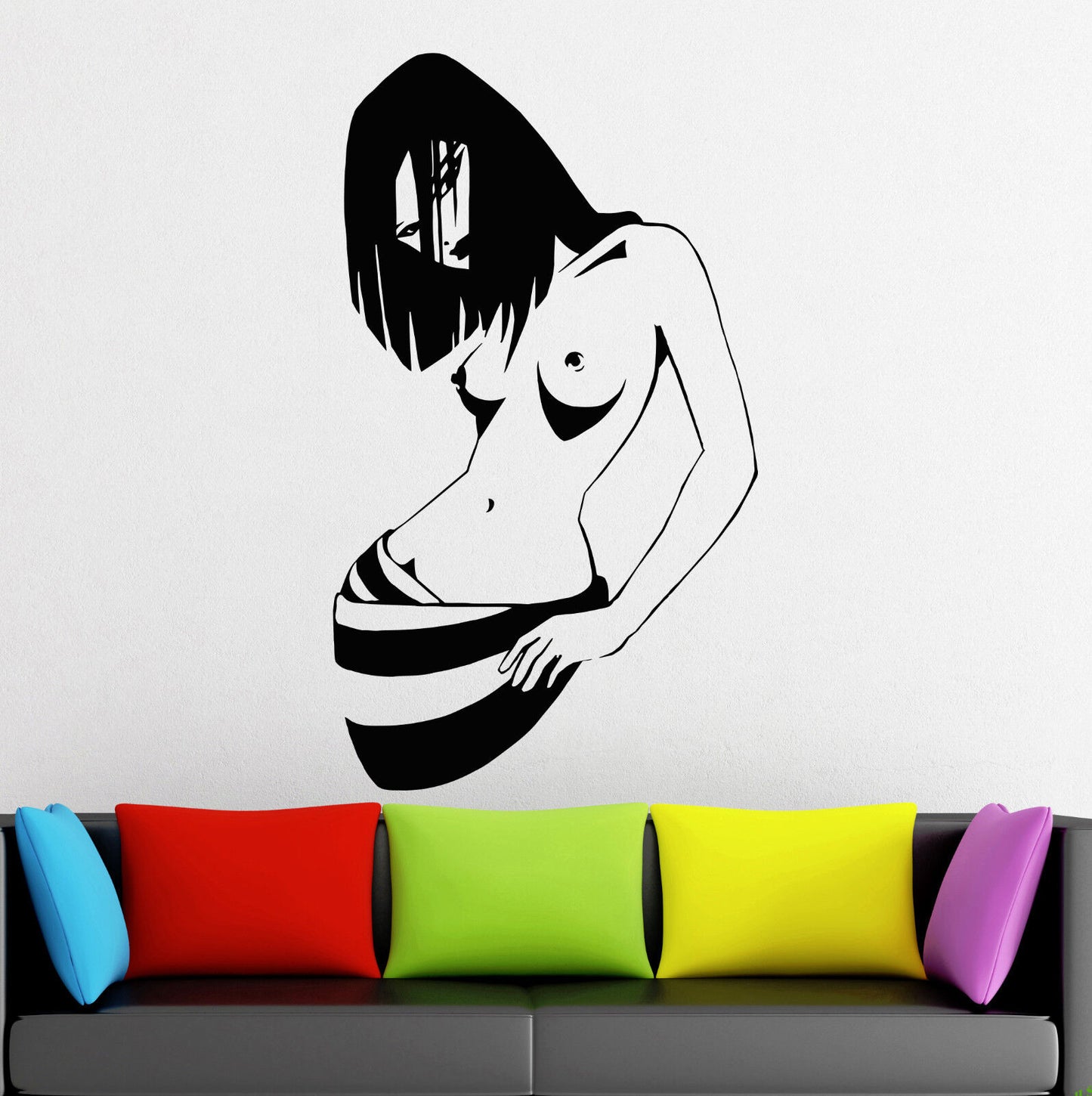 Wall Stickers Vinyl Decal Naked Girl Beautiful Sexy Nude Woman (ig1548)