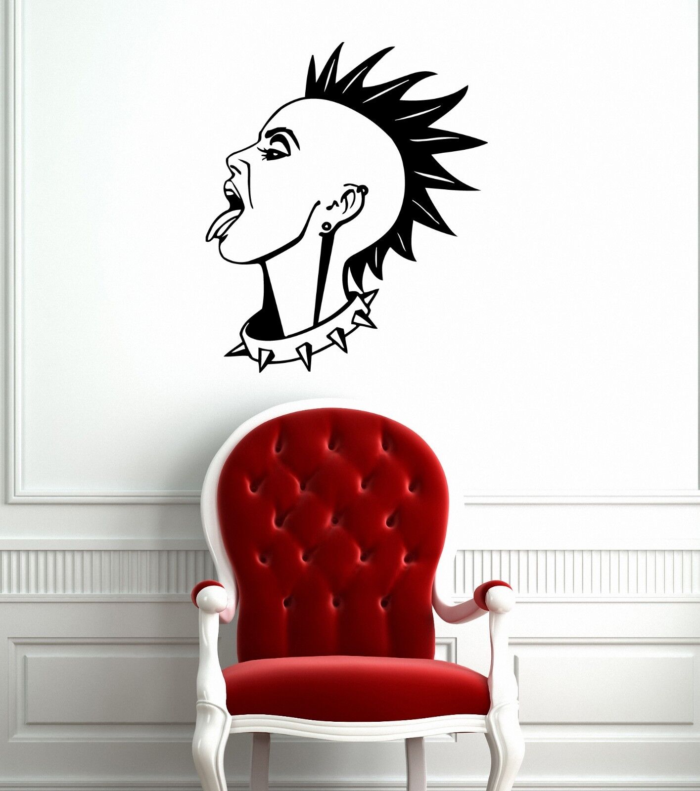 Wall Stickers Vinyl Decal Girl Punk Rock Music Subculture ig1518