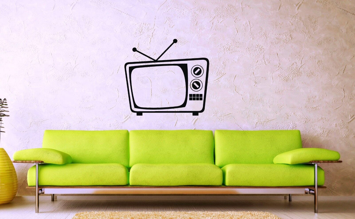 Wall Vinyl Decal Old TV Nostalgia Funny Modern Decor ig1503