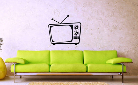 Wall Vinyl Decal Old TV Nostalgia Funny Modern Decor ig1503