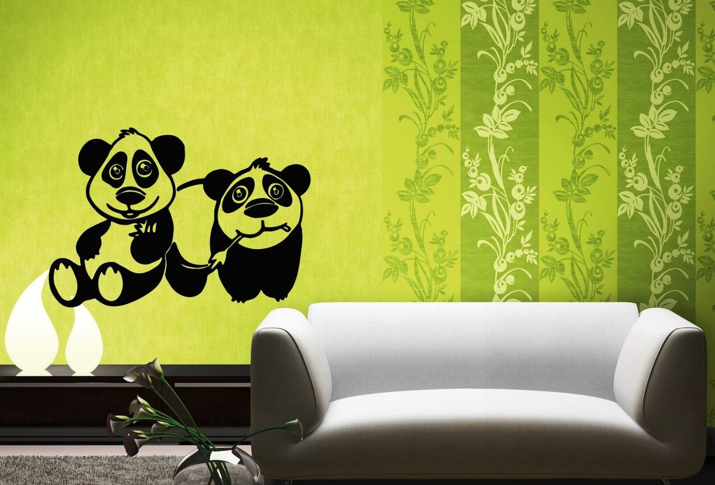 Wandaufkleber, Vinyl, für Kinder, Panda, Baby, Tier, Kinderzimmer, ig1448