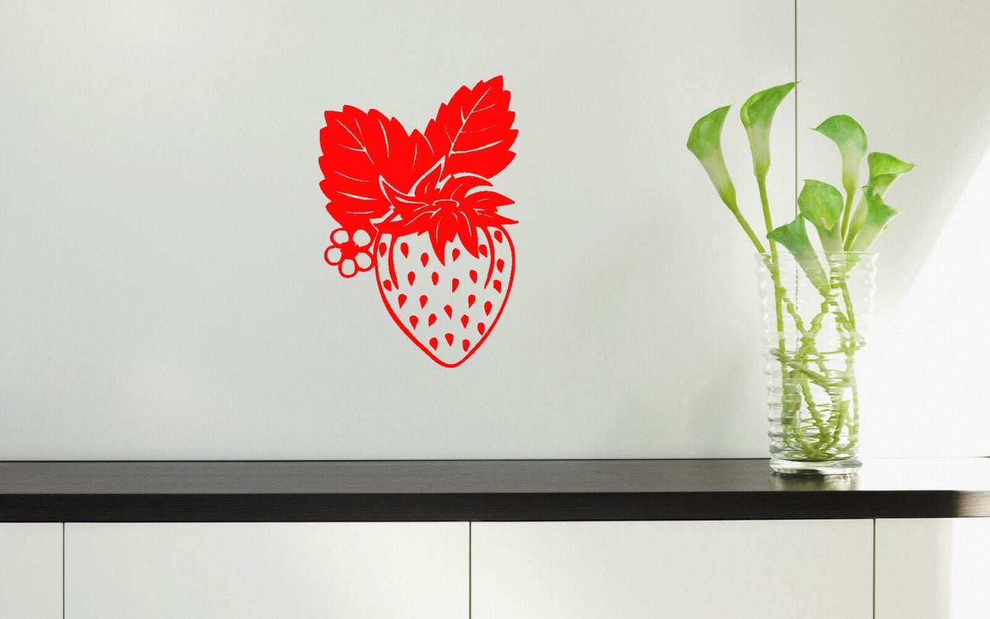 Wall Stickers Vinyl Decal Decor Kitchen Berry Strawberries ig1389