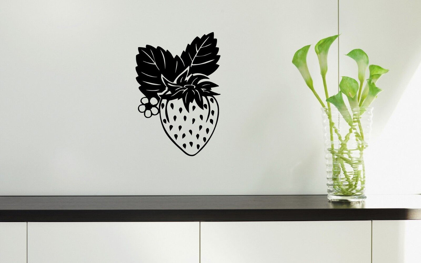 Wall Stickers Vinyl Decal Decor Kitchen Berry Strawberries ig1389