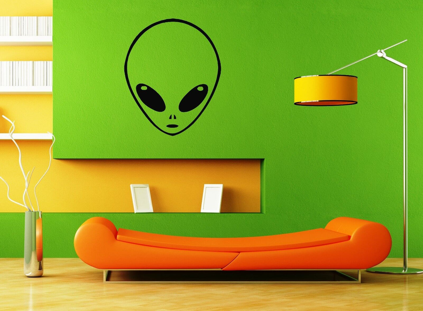 Wandaufkleber, Vinyl, Aufkleber, außerirdisches UFO, Alien, für Kinderzimmer, ig1387