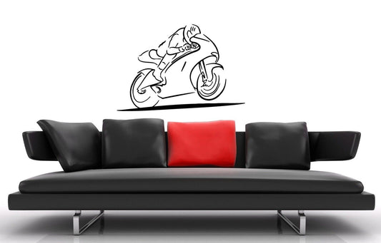 Wall Sticker Vinyl Decal Motorcycle Sport Road Racing ig1268