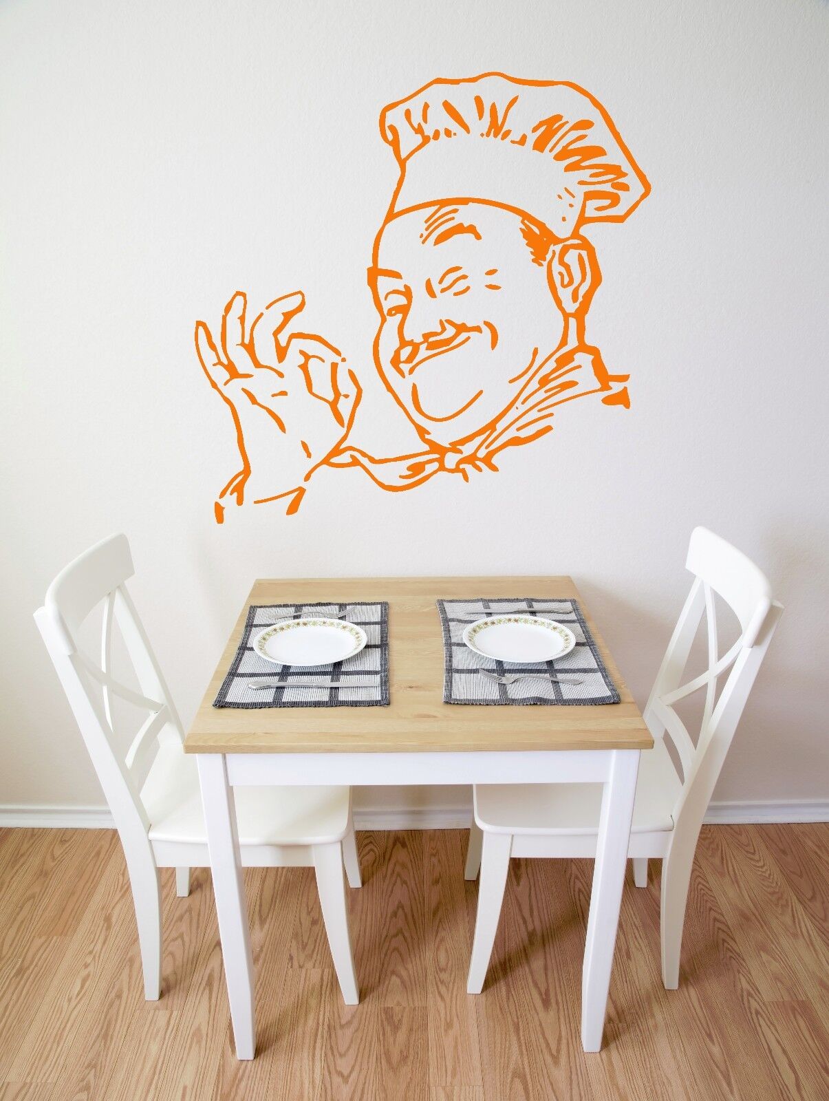 Wall Sticker Vinyl Decal for Kitchen Cook Food Restaurant Chef (ig1266)