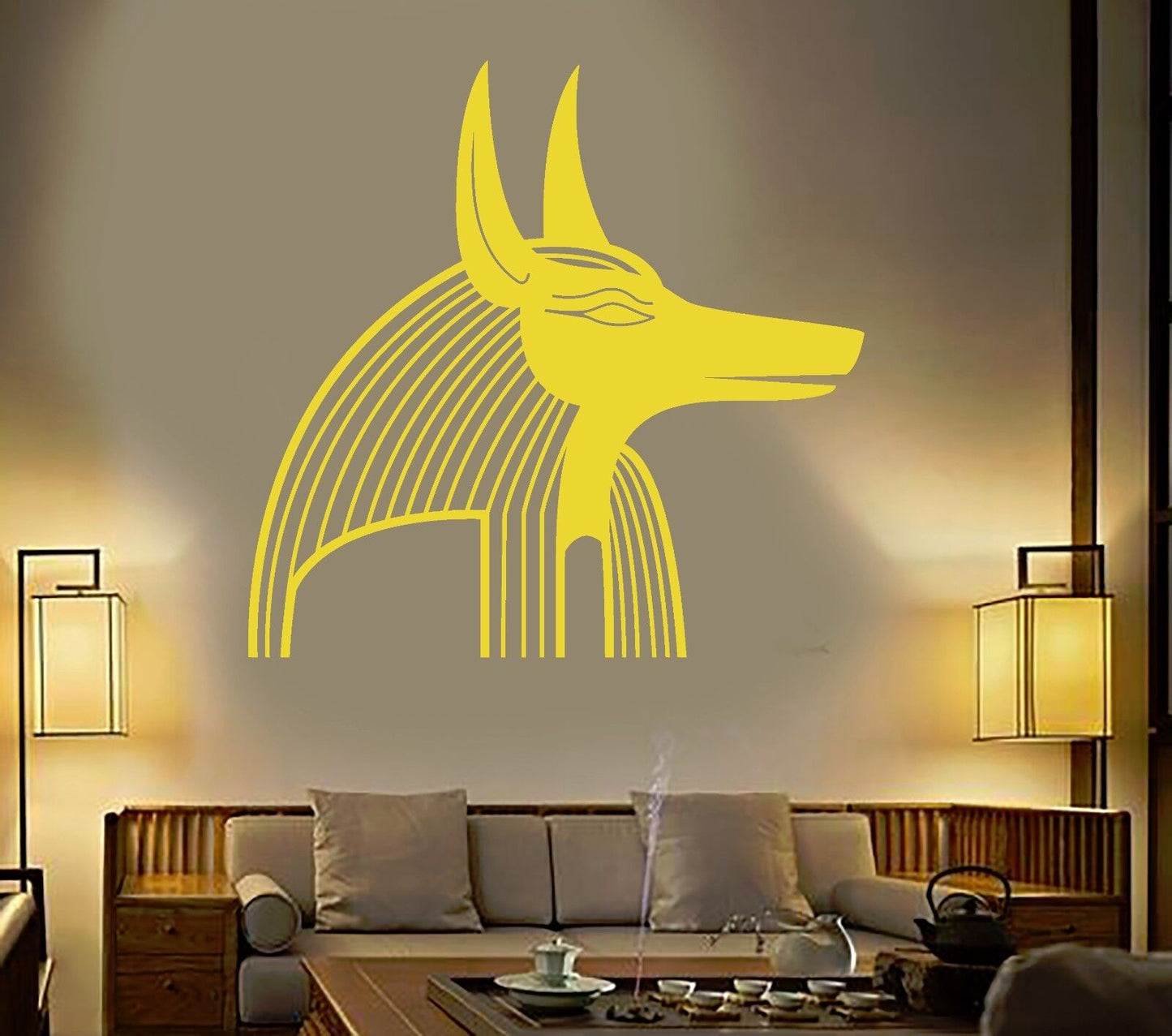 Wall Sticker Vinyl Decal Anubis Egyptian Ancient God Mythology Egypt (ig1262)