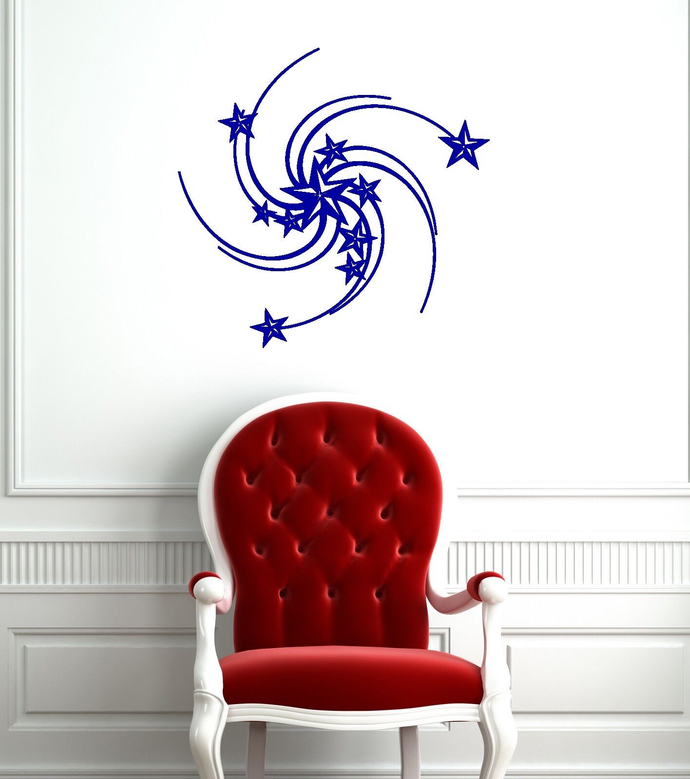 Wall Sticker Vinyl Decal Stars Modern Style Decor for Living Room ig1244