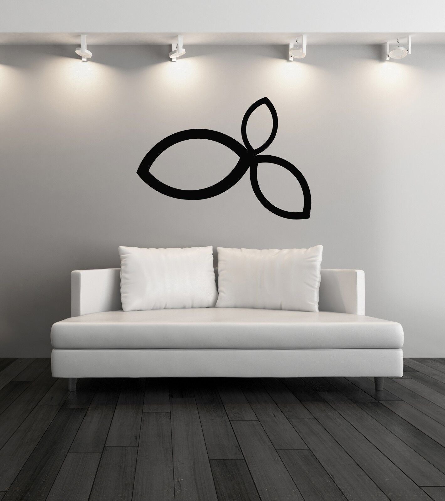 Wall Vinyl Stickers  Abstract Modern Cool Decor For Living Room  z1570