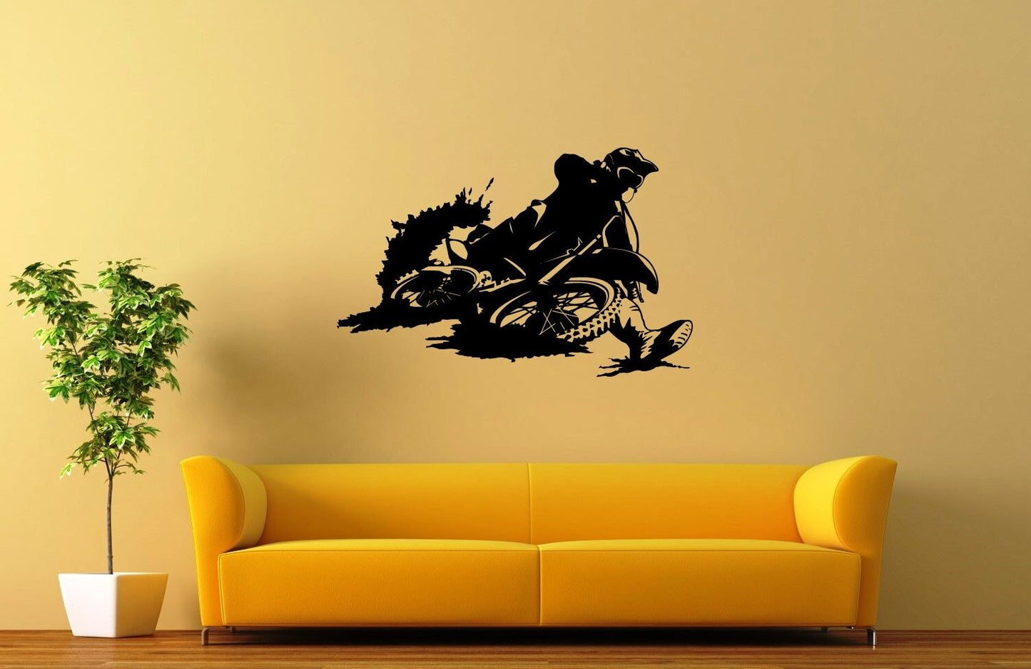 Autocollant mural en vinyle pour moto, vélo, Sport extrême, Freestyle, ig1233