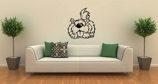 Wall Sticker Vinyl Decal Nursery Cute Dog Animal Coolest Decor for Kids ig1226