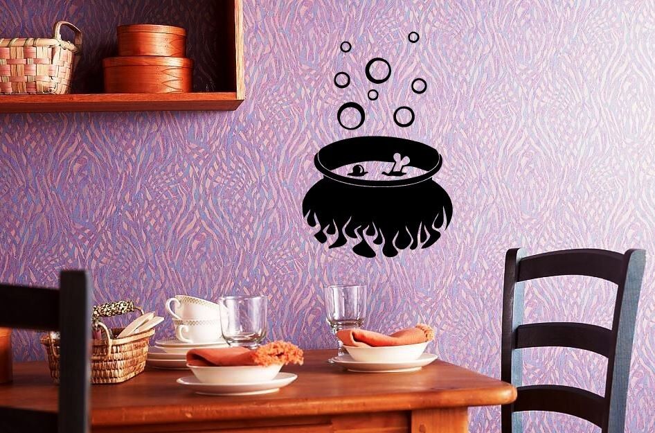 Autocollant mural en vinyle, Design pour cuisine, dîner, nourriture, Restaurant, ig1207