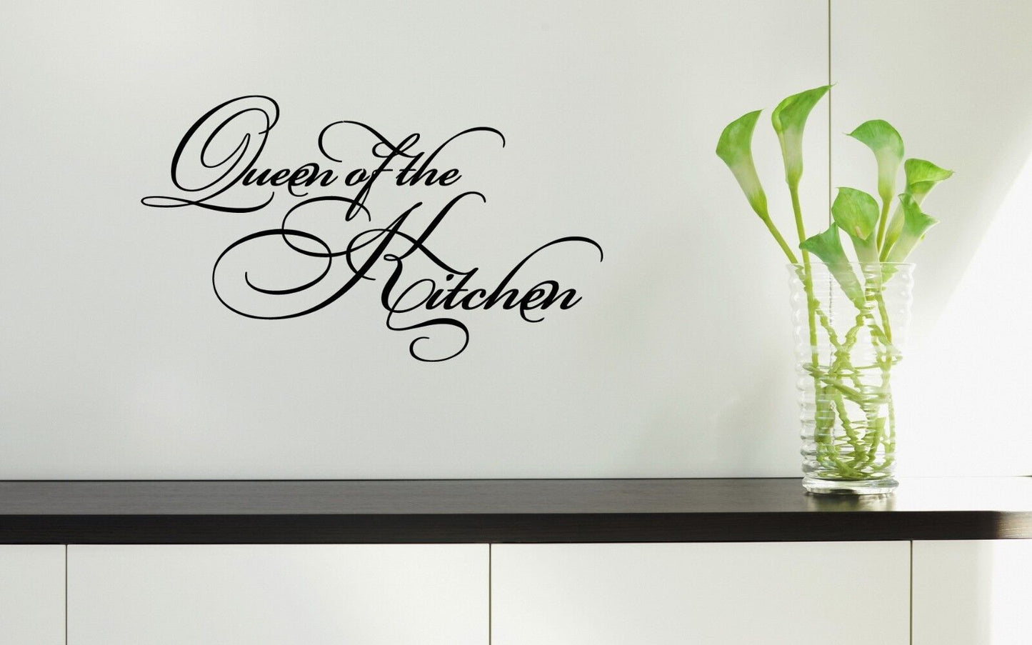 Wall Sticker Vinyl Decal Queen of the Kitchen Housewife Quote (ig1183)