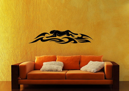 Wall Sticker Vinyl Decal Puma Predator Tribal Animal Tattoos (ig1174)