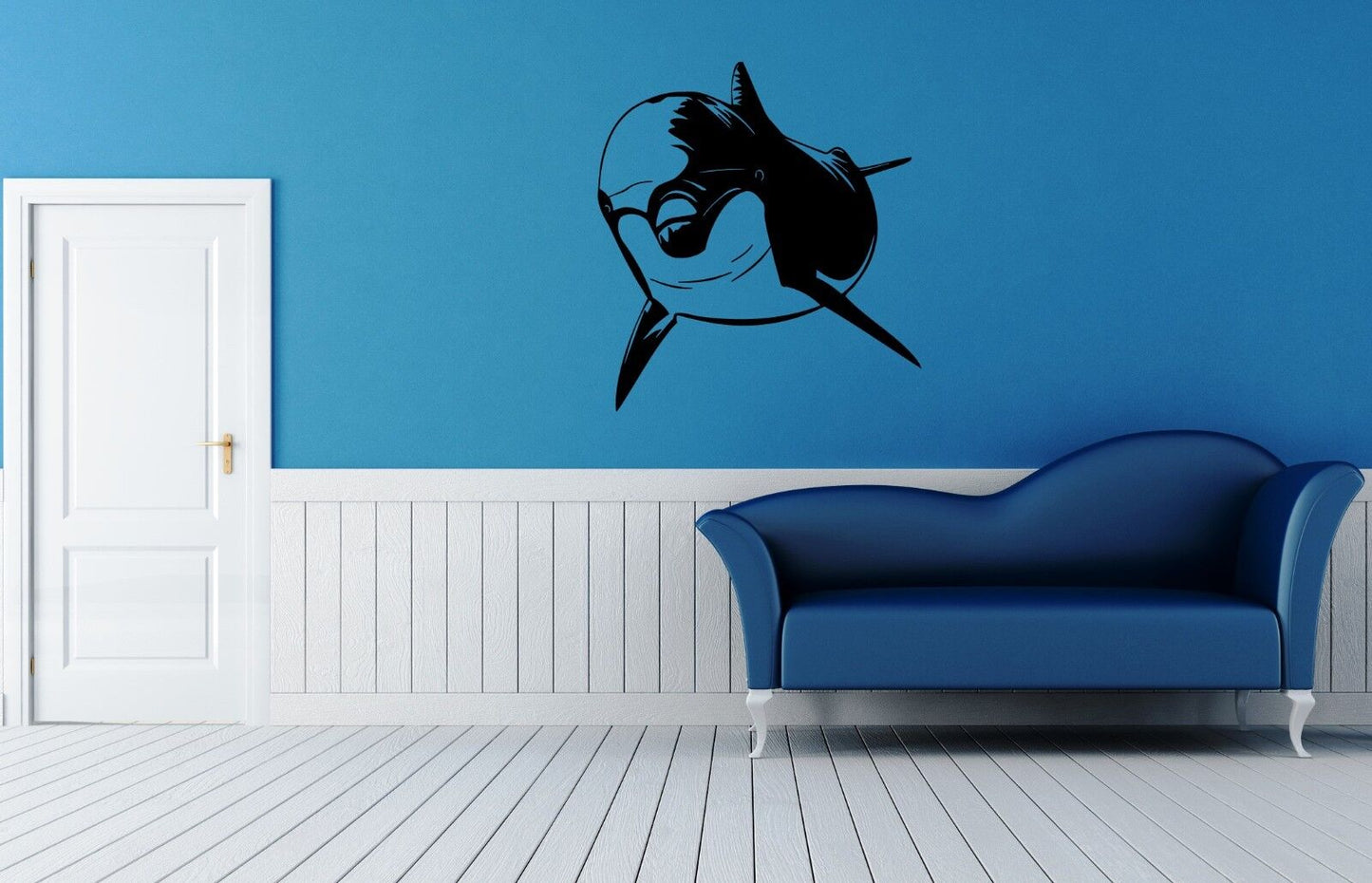 Wall Sticker Vinyl Decal Dolphin Fish Ocean Marine Decor for Bathroom (ig1155)