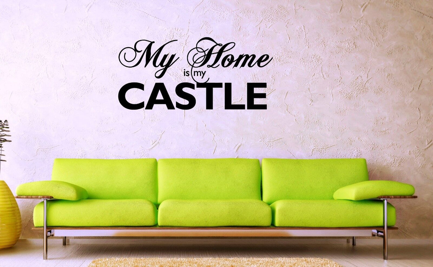 Wall Sticker Vinyl Decal Quote Lettering Design for Living Room (ig1154)