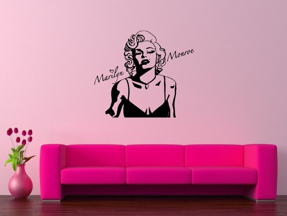 Autocollant mural en vinyle pour fille Sexy, beau et célèbre Salon de beauté (ig1150)