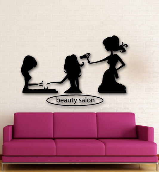 Wall Sticker Vinyl Decal Beauty Salon Hair Salon Spa Hairdresser  (ig1128)