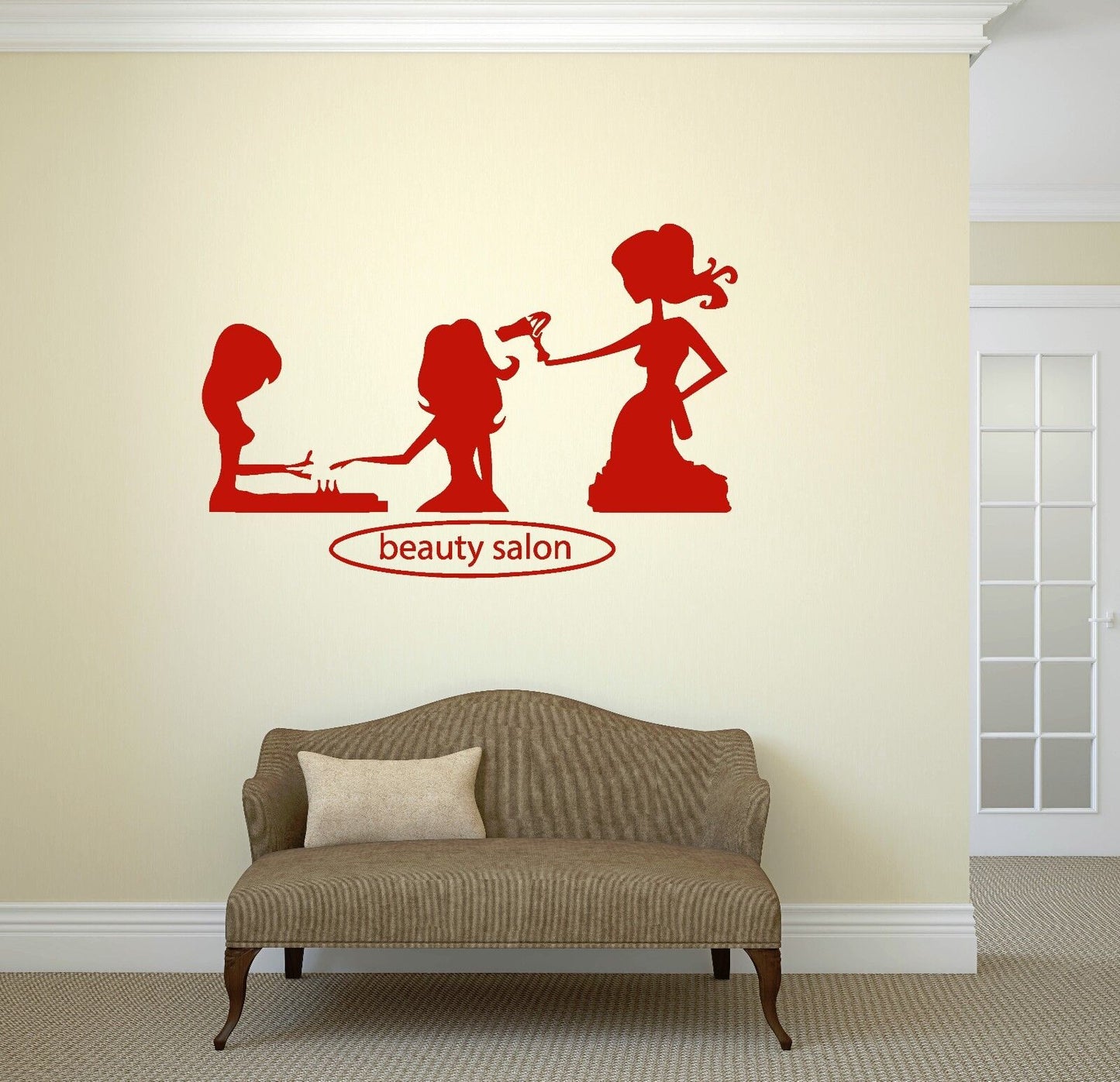 Wall Sticker Vinyl Decal Beauty Salon Hair Salon Spa Hairdresser  (ig1128)