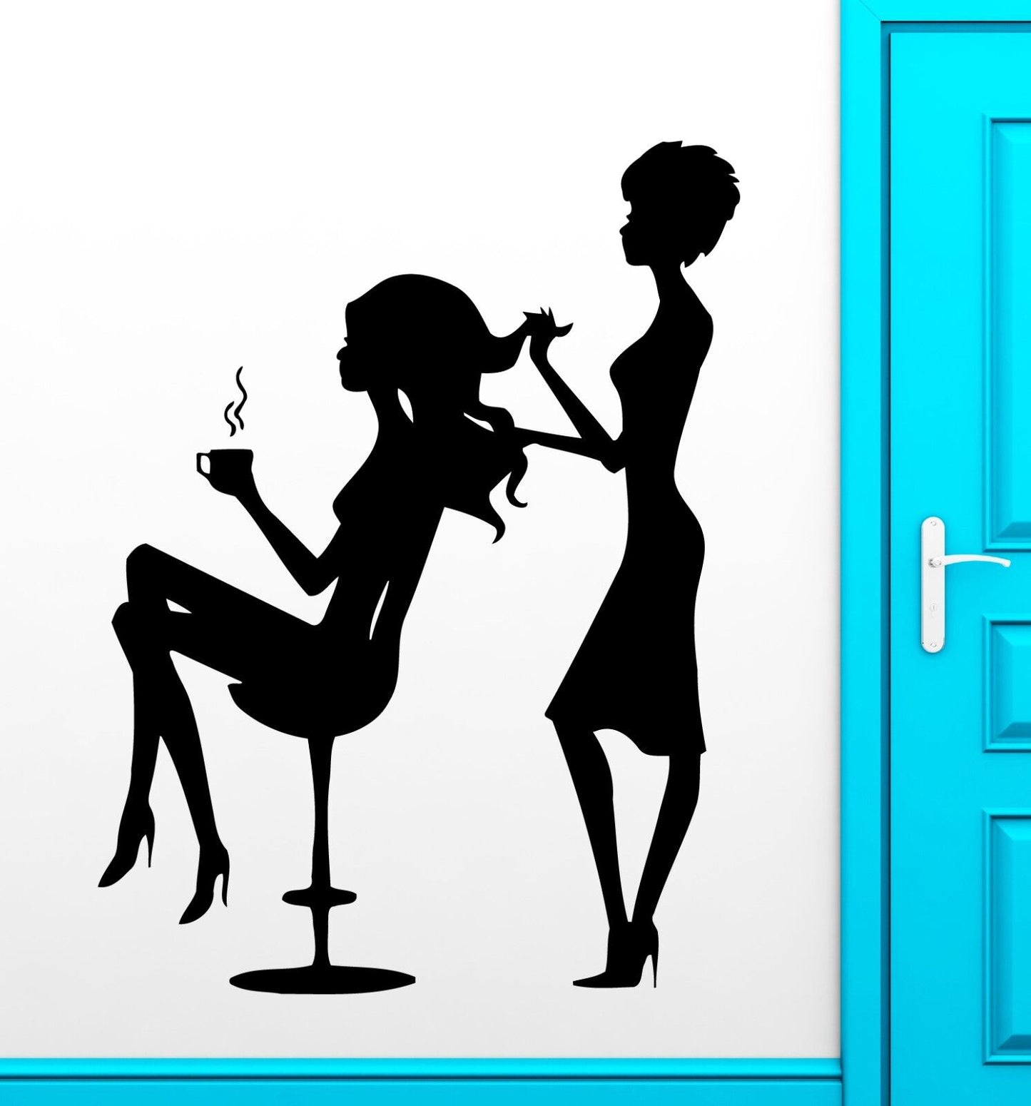 Vinyl Decal Beauty Salon Hair Salon Spa Barbershop Wall Sticker (ig1127)