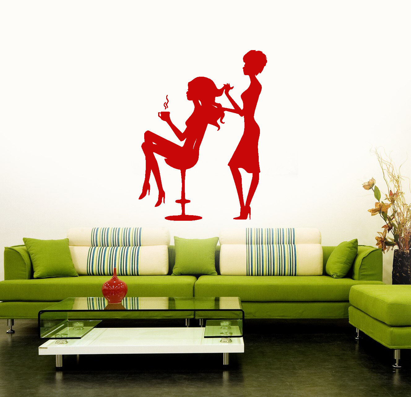 Vinyl Decal Beauty Salon Hair Salon Spa Barbershop Wall Sticker (ig1127)