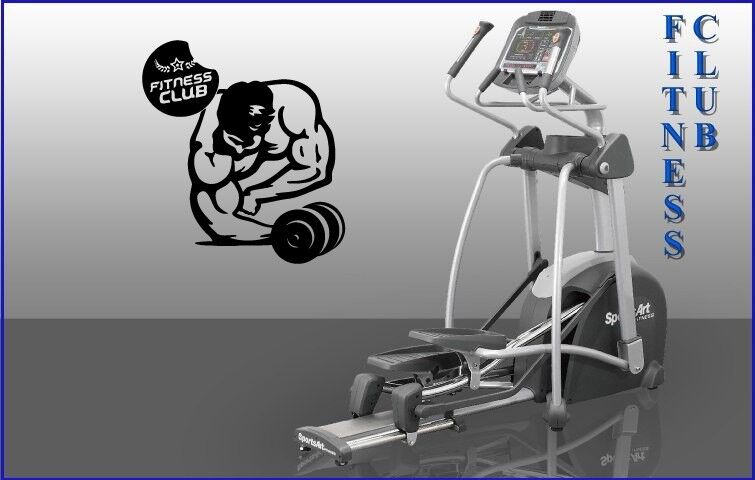 Wall Stickers Vinyl Decal Fitness Club Gym Dumbbell Mr. Olympia Sport (ig1073)