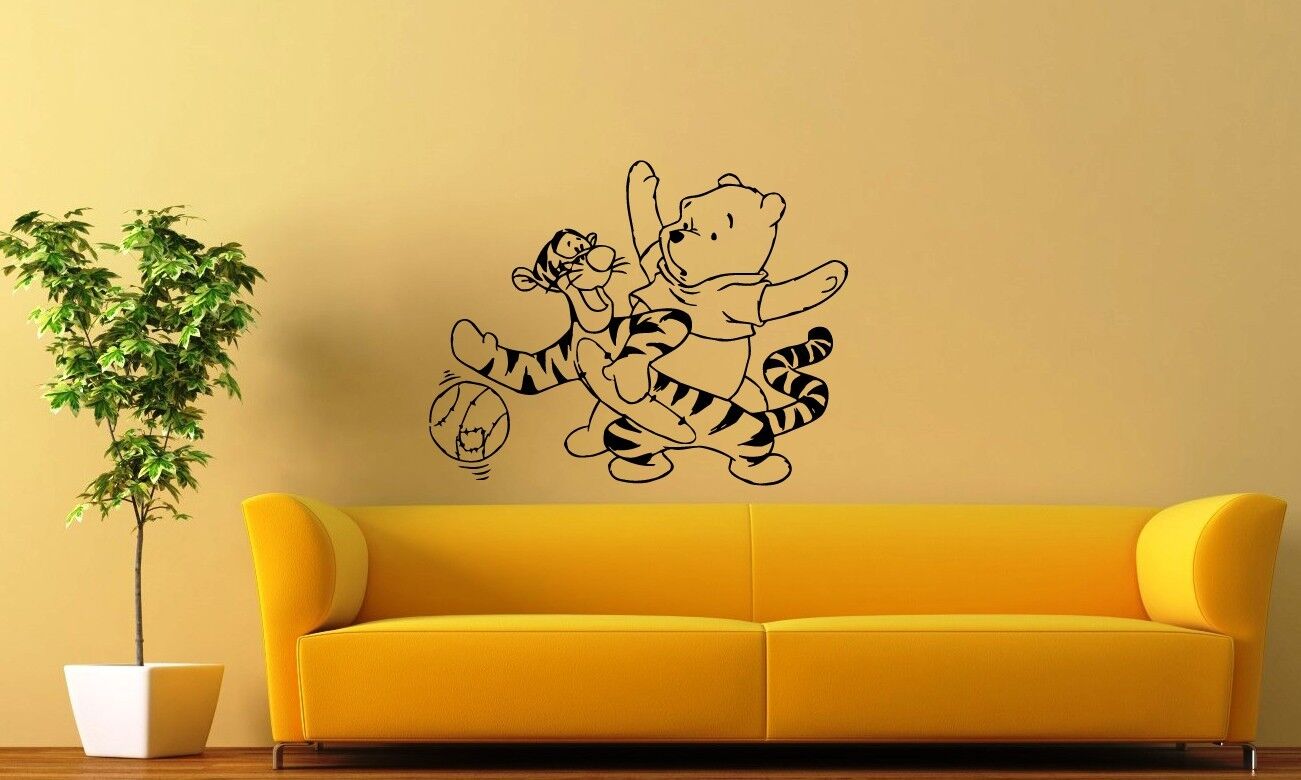 Wall Stickers Vinyl Decal Nursery for Kids Room Cartoon Winnie the Pooh (ig1061)