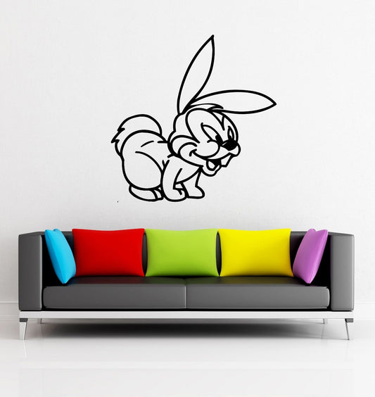 Wall Stickers Vinyl Decal Rabbit Animals for Kids Room Baby Children (ig992)