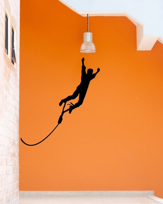 Wall Stickers Vinyl Decal Bungee Jumping Extreme Sports Coolest Decor (ig956)