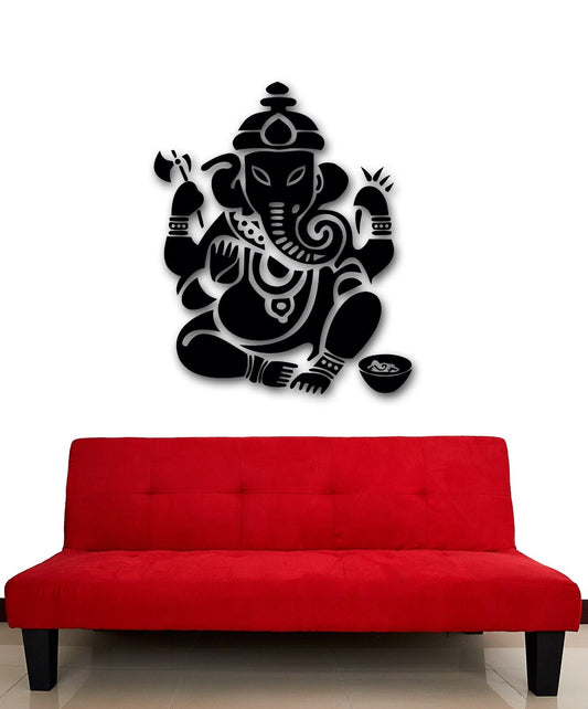 Wall Stickers Vinyl Decal Ganesha India Hindu God Religion (ig955)