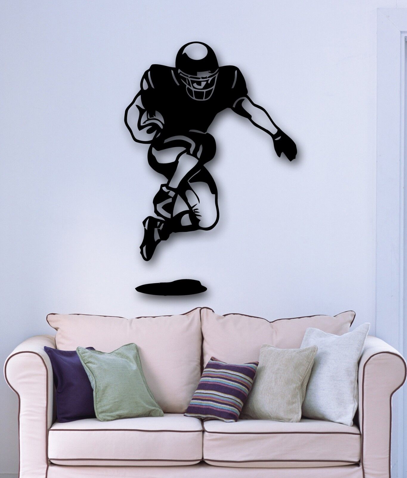 Wall Stickers Vinyl Decal American Football Player for Sports Fans (ig936)