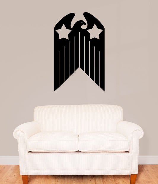 Wall Stickers Vinyl Decal Bald Eagle United States Symbol Country (ig904)