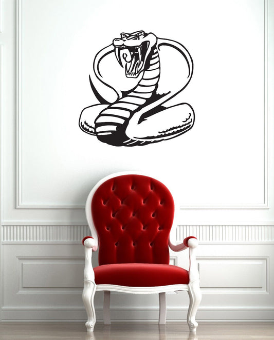 Wall Stickers Vinyl Decal Snake Cobra Predator Reptile Tribal (ig887)