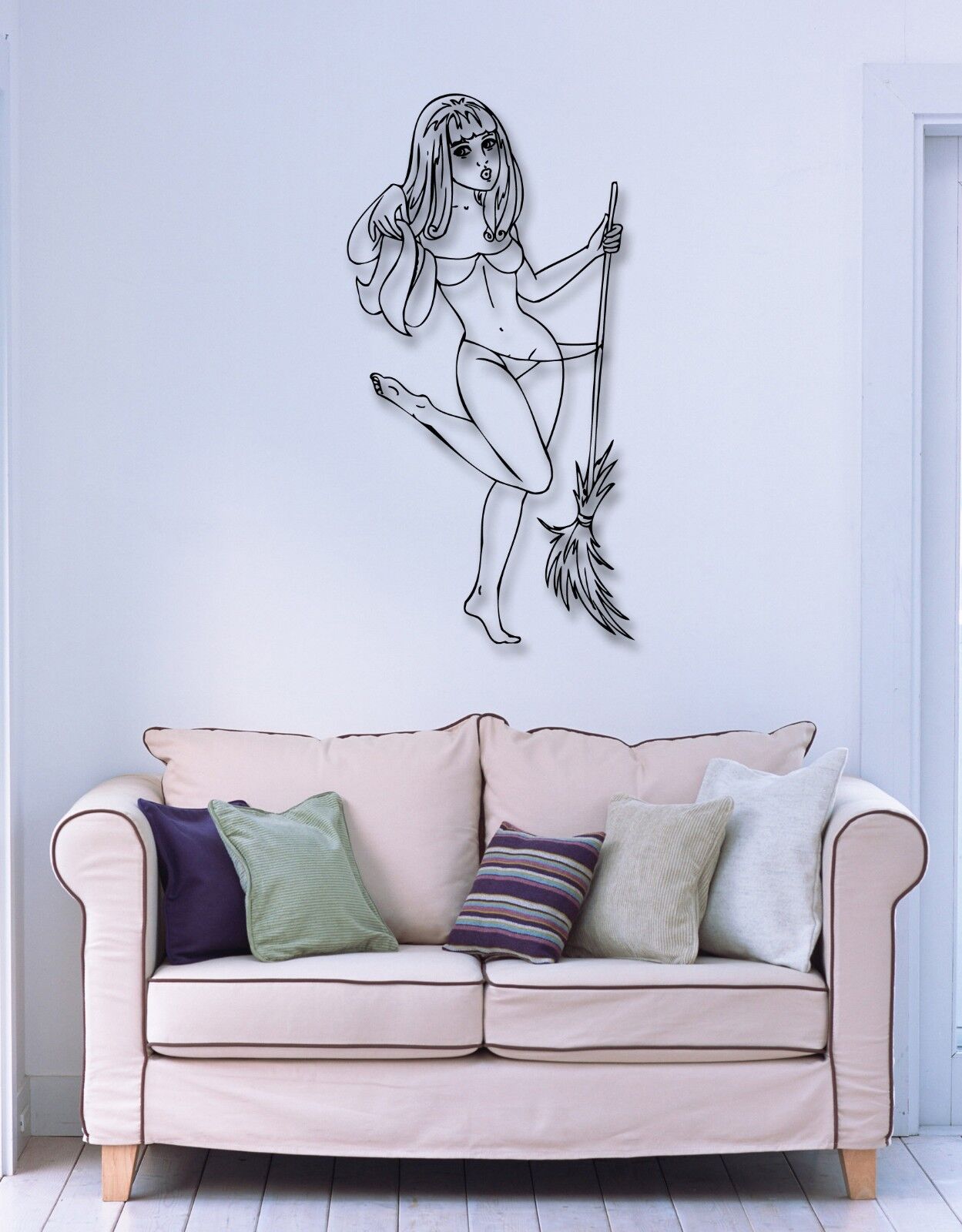 Wall Stickers Vinyl Decal Hot Sexy Girls Pin Up Lingerie Housewives (ig826)